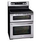 Frigidaire Gallery CGEF304DTKF Freestanding Double Oven Range, 6.64 Cu. Ft. Total Capacity, 30in Electric,Auto Shut-Off, Smoothtop Ceramic Glass Cooking Surface, 1x6/9&rdquo; 3000w Element w/Quick Boil