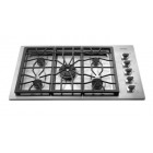 Frigidaire Professional FPGC3685KS 36in Gas Cooktop, Deep Drawn Stainless Steel Cooktop, 1x500-17K BTU PowerPlus FullRange Power Burner, 1X12K BTU, 2x9.5K BTU, Low-Simmer Burner (5,000 &ndash; 500 BTU)