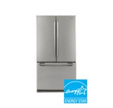 Samsung RF263AF French Door Refrigerator 36 in, 25.8 cu.ft, Twin Cooling System, Contour Door, Icemaker in FZ, Energy Star, CoolSelect Pantry (2 Options), EZ-Open FZ Door Handle, Hidden Hinge, 