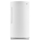 Amana AQU2003TRW Upright Freezer, 33in, 20.1 Cu Ft ,Manual Defrost ,Textured Contoured Door ,Interior Light ,Fast Freeze ,4 Fixed Evaporator Shelves ,6 Door Shelves and Lower Freezer Basket 