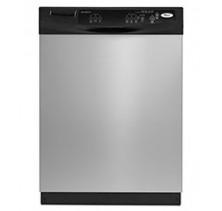 Whirlpool Gold GU3000XTX Dishwasher, 24in, with Stainless Steel Interior, Tall Tub Dishwasher, Energy Star Rated and 5 level direct feed Sheer Clean&trade; wash system with hard food disposer