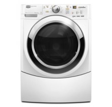 Maytag MHWE450W Front Load Washer, 27in, 4.5 cu.ft, with 10 Hour Fresh Hold Option, NSF Certified Sanitary Cycles, Sensi-Care Wash System, Extra Rinse Option, Energy Star and End-of-Cycle Signal  