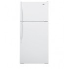 Maytag M5TXDWFXW Top Mount Refrigerator, 28in, 14.5 Cu. Ft. Reach-Thru Handles, Reversible Flat Textured Doors, 2 Clear Crispers, 2 Full-Width Wire Shelves, Full-Width Freezer Wire Shelf, Energy Star
