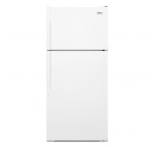 Inglis I8TXCWFXQ Top Mount Refrigerator, 28in, 18 cu.ft, with 2 Full width wire shelves, 1 Full width white crisper, Fixed door shelves and Flat Textured Door