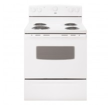 Inglis IVE3010 Freestanding Electric Range, 30in, 4.8 cu.ft, with Standard Clean, Full-Width Storage Drawer, Lift-Up Cooktop with Support Rods, Chrome Drip Bowls and Oven Window
