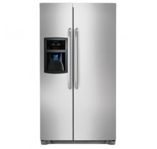Frigidaire Gallery FFSC2323L Counter-Depth Side by Side Refrigerator,  23 Cu. Ft.  w/ Tall 7 Button Water & Ice Dispenser w/Digital Electronic Temperature COntrols, PureSource 3 Water Filtration