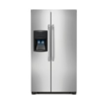 Frigidaire FFUS2613L Standard-Depth Side by Side Refrigerator,  26 Cu. Ft., Energy Star, w/New Tall Doors, Tall 5 Button Dispenser (2 Paddle, PureSource&trade;3 water Filtration, Front Mounted Cold Controls