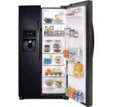 Figidaire Gallery FGHS2332L Standard-Depth Side by Side Refrigerator, 23 Cu. Ft, Energy Star, w/New Tall Curved Doors, Quick Freeze, Tall 5-Button Dispenser (2 Paddle Design)