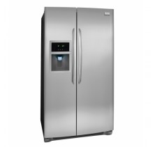 Frigidaire Gallery FFHS2313L Standard-Depth Side by Side Refrigerator, 23 Cu. Ft. Energy Star, w/New Tall Doors, Tall 5 Button Dispenser (2 Paddle Design), PureSource3 Water Filtration,