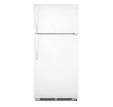 Frigidaire FFTR1713LW Top Mount Refrigerator, 16.5 Cu.ft,  Energy Star,  2 Full Width Sliding Wire Shelves, 2 White Crispers, 3 Fixed White Door Bins (1 w/Gallon Storage)