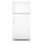 Frigidaire FFTR1713LW Top Mount Refrigerator, 16.5 Cu.ft,  Energy Star,  2 Full Width Sliding Wire Shelves, 2 White Crispers, 3 Fixed White Door Bins (1 w/Gallon Storage)