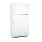 Frigidaire FFTR1515LW Top Mount Refrigerator 14.8 Cu.Ft, w/ Textured Cabinet, 2 Full-Width Sliding Glass Shelves, Clear Deli Drawer, 2 Clear Crispers w/Adjustable Humidity Control, 3 Fixed White Door 