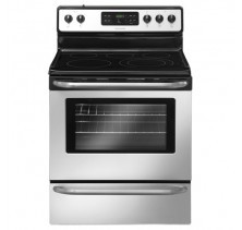 Frigidaire CFEF3050LS Freestanding Range, 5.4 Cu. Ft. 30in Electric, Hidden Bake, Self Clean, Smoothtop Ceramic Glass Cooking Surface, 1x9-12" Expandable Element, 1x9&rdquo; 2500w Element,