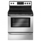 Frigidaire CFEF3050LS Freestanding Range, 5.4 Cu. Ft. 30in Electric, Hidden Bake, Self Clean, Smoothtop Ceramic Glass Cooking Surface, 1x9-12" Expandable Element, 1x9&rdquo; 2500w Element,