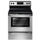 Frigidaire CFEF3048LS Freestanding Range, 5.3 Cu. Ft., 30in Electric, Self Clean, Smoothtop Ceramic Glass Cooking Surface, 1x12" 2700w Element, 1x6-9&rdquo; 2500w Expandable Element,