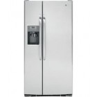  GE GSRS5KLZSS Side by Side Refrigerator, 36in, 25.4 cu.ft, with Factory Installed Icemaker - Makes ice automatically ensuring a ready supply, NeverClean Condenser, SmartWater Filtration    