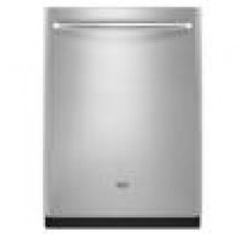 Maytag MDB7759A Dishwasher/Fully Integrated, 24in, with 14 Place Settings, 5 Wash Cycles, 6 Options, SteamClean Option, Delay Start, Precision Clean Sensor and 55 dBA Silence Rating