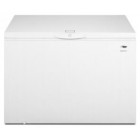 Amana AQC1513TEW Chest Freezer, 30in, 14.8 Cu Ft, Textured Cabinet, Mechanical Controls, 2 Plastic Baskets, Adjustable Thermostat, Lock With Key, Commercial Power Cord, Drain and Energy Star