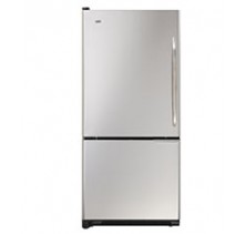 Maytag MBB1953XEB Bottom Mount Refrigerator, 19 Cu Ft, Swing Door, Textured Door. Electronic Controls, 4 Split, Non Spill Glass Shelves, 3 Clr Adj Door Bins, 2 Humidity Controlled Crispers