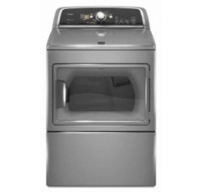 Maytag Brvos YMEDX700X Front Load Dryer, 27in, 7.4 cu.ft, with 10 Cycles, 5 Temperature Settings, GentleBreeze Drying w/ IntelliDry, EcoConserve, Durable Glass Window and QuietSeries 200 Sound Package