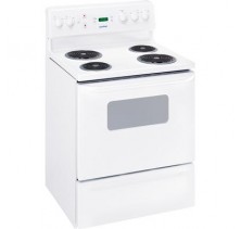Moffat MCBS525RWW Freestanding Electric Range, 30 in, 5.0 cu.ft, with Dual Element Bake, Quick Clean Storage Drawer, Infinite Heat Controls, Two Oven Racks and Manual Clean  