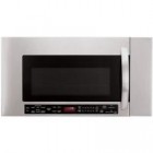 LG LMV2085SS Over the Range Microwave, 30 in, 2.0 cu.ft., 1000W,  GlideCook Plus, Sensor Cooking, 300 CFM, Monitor Look (controls at bottom), Vista handle, Warming Lamp 