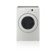 LG DLE2140W Front Load Electric Dryer, 27 in, 7.3 cu.ft, with 7 Drying Programs, Sensor Dry System, Intelligent LED Electronic Controls and FlowSense Duct Clogging Indicator