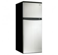 Danby  DFF1144BLS 11 cu. ft. Freestanding Top-Freezer Refrigerator with 2 Wire Shelves, Crisper, Canstor Beverage Dispenser and Gallon Door Storage