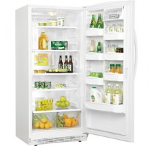 Danby DFF501WDD 17.7 cu. ft. Freestanding All-Refrigerator with 4 Adjustable Glass Shelves, Dual See-Thru Crispers w/ Cover, Clear Meatpan, Reversible Hinge, Frost-Free Operation and Energy Star 