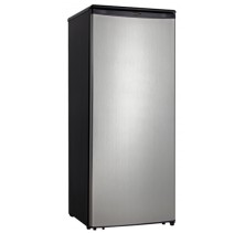 Danby DAR1102BSL 11.0 cu. ft. All-Refrigerator with Adjustable Glass Shelves, Can Dispenser, Tall Bottle Storage and Reversible Door Hinge