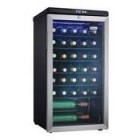 Danby DWC3509EBLS 18'' Wine Cellar with 35-Bottle Capacity, 5 Full Width Wire Shelves and External Digital Thermostat
