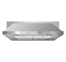 Whirlpool UXT5530AA Under Cabinet Hood, 30in, with 400 CFM Exhaust Rating, Dual Halogen Worksurface Lighting and Three Speed Setting 