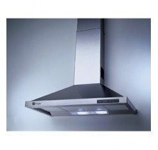GE Profile PVWS930MSS Chimney Wall Hood, 30in, 346 CFM, with 4-Speed Fan Control , Dual Halogen Lighting and Dishwasher Safe Filter Cleaning   