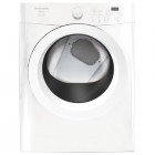 Frigidaire Affinity CAQE7001LW Electric Front Load Dryer 27in, 7.0 Cu.Ft Capacity, Painted Steel Drum, Monochromatic Door, Knob & Buttons, Electronic Controls w/Digital Display, Cycle Status Lights 
