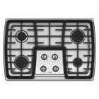 Whirlpool Gold G7CG3064XS Gas Cooktop, 30in, with 4 Sealed Burners, Dishwasher-Safe Knobs, Built-In Oven Compatible, Porcelain Coated Cast Iron Grates