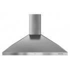 Whirlpool GXW7336DXS Chimney Wall Hood, 36in, with 300 CFM Centrifugal Blower, 3-Speed Push Button Control, Energy Efficient Fluorescent Lighting, Energy Star Qualified and Damper Included
