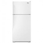 Amana A8TXCWFXW Top Mount Refrigerator, 28in, 17.6 cu.ft, Flat Textured Door ,Meat Pan ,Crisper Drawer ,2 Full-Width Adjustable Wire Shelves