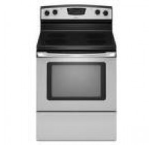 Amana AER5823XC Freestanding Electric Range, 30in, 4.8 cu.ft, with  4 Ribbon Radiant Elements, Manual Clean Oven, Easy Touch Electronic Controls and Storage Drawer