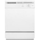 Amana ADB1000AWW Dishwasher, 24in, with 10 Place Settings, 5 Wash Cycles, Plate Warm Cycle, Heated Dry Option and In-Rack Silverware Basket