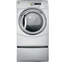 GE GFMN245GLM Front Load Gas Dryer, 27in, 7.0 cu.ft, with Sensor Dry Plus, Delay Start Up to 24 hours, Speed Dry, Active Wear Cycle and Up to 90ft venting capability  