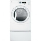 GE GFMS350GLWW Front Load Gas Dryer with Steam, 27in, 7.5 cu.ft, SteamRefresh/Steam Dewrinkle, Sensor Dry Plus, eDry Option, Active Wear Cycle, Speed Dry and Deluxe Dryer Rack