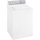 GE GTAN4250MWS Top Load Washer, 27in, 3.7 cu.ft, with Rotary-Electronic controls with cycle status lights, 5 Wash / Spin Speed Combinations, HydroWave, 3-speed Motor and Precise Fill