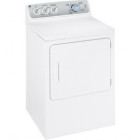 GE GTMN500EMWS Front Load Electric Dryer, 27in, 7.0 cu.ft, with Rotary Electromechanical controls, Wrinkle Care Extended Tumble, Interior Dryer Light, Delicates Cycle 