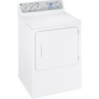 GE GTMP400EMWS Front Load Electric Dryer, 27in, 7.0 cu.ft, with Multiple Drying Cycles, 4 Heat Selections, Sensor Dry, Wrinkle Care, DuraDrum Interior and Quiet-by-Design Performance