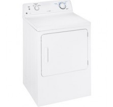 GE GTMX100GMWW Front Load Gas Dryer, 27in, 6.0 cu.ft, with 3 Drying Cycles, 3 Heat Selections, DuraDrum Interior and Quiet-by-Design Performance
