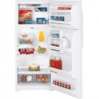 Moffatt MTH17BBCWW Top Mount Refrigerator, 28 in, 16.6 cu.ft, with Upfront Temperature Control, Reversible Door, Two Full Width Wire Shelves and Two Six Inch High Vegtable Crispers