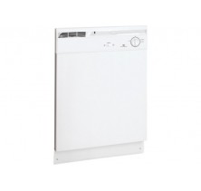 Frigidaire WWBD2400HW Dishwasher, 24in Mechanical Dial, Tall Tub - 10 Piece Place Setting, Heat/No Heat Dry, Plastic/White Tub, 2 Level Tower Wash System, 100% Water Filtration, Poly Filter