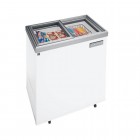 Frigidaire Commercial Series FCCG071FW Chest Freezer, 7.2 Cu. Ft. cf NSF certified ice cream display freezer, casters, 1 wire basket, thermometer