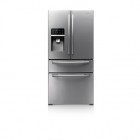 Samsung RF4267HARS Four Door French Door Refrigerator, 33 in, 25.5 cu.ft, Mid Convertible Drawer, Smart Divider, Twin Cooling Plus, New Ice & Water Dispenser, Energy Star, LED Lighting