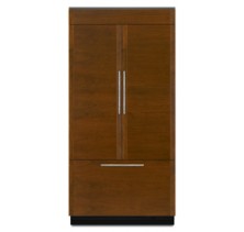Jenn Air JF42NXFXDW  42" Fully Integrated Built-In French Door Refrigerator with Precision Temperature Management System, Glass-touch electronic controls with LCD display and Automatic Ice Maker
